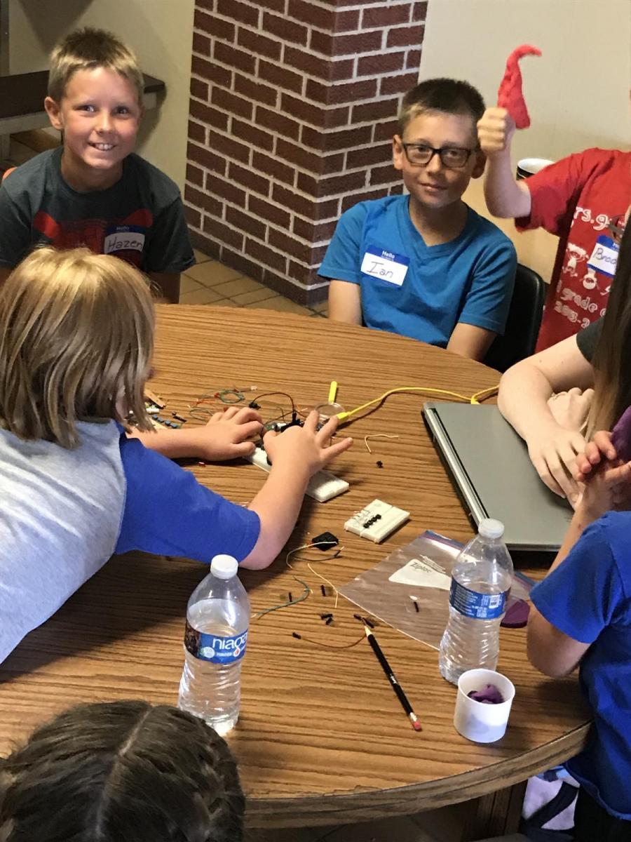 Hodgeman County holds Maker Camp Photo